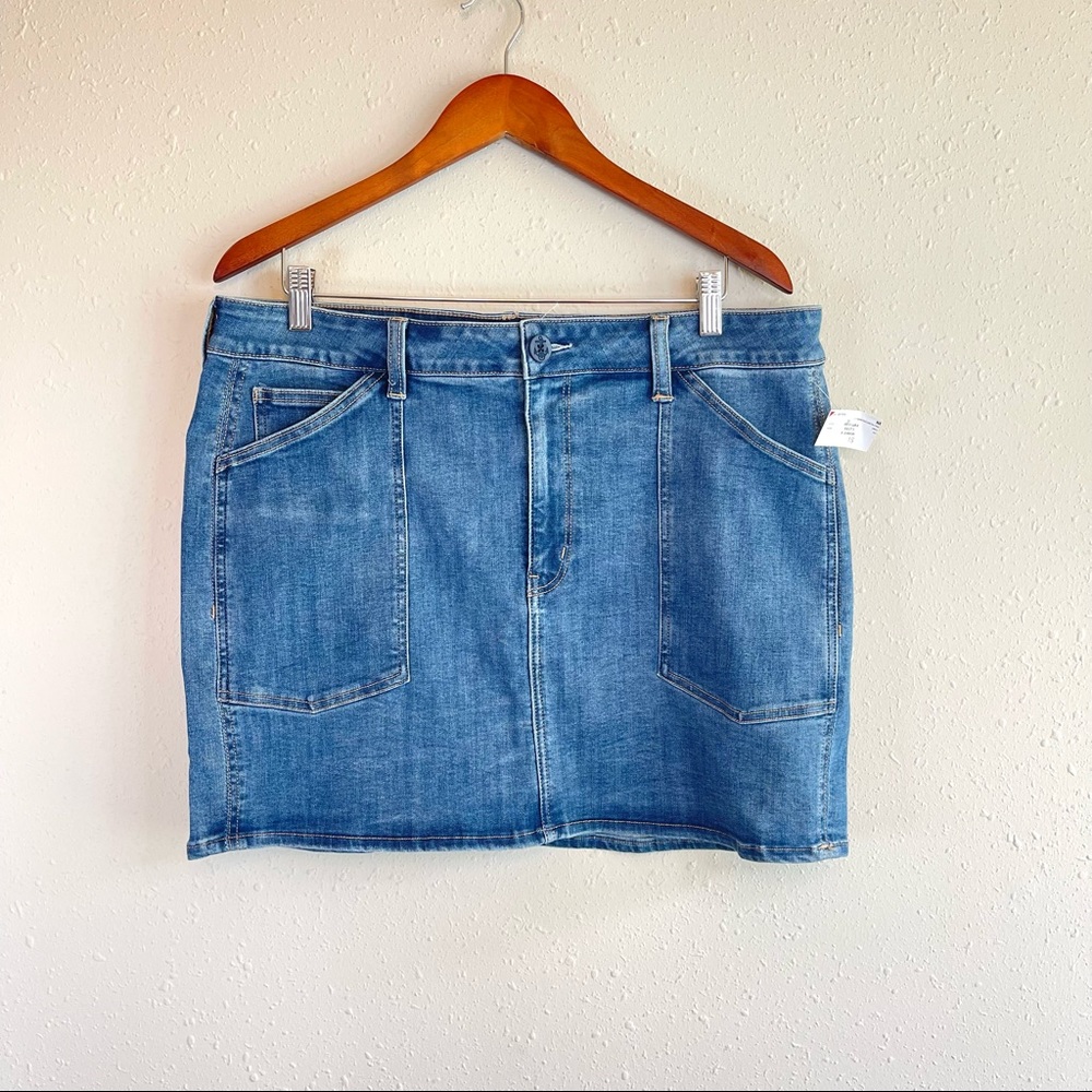 American Eagle Outfitters Blue Denim Mini Skirt